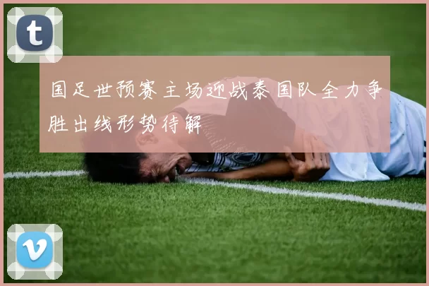 国足世预赛主场迎战泰国队全力争胜出线形势待解